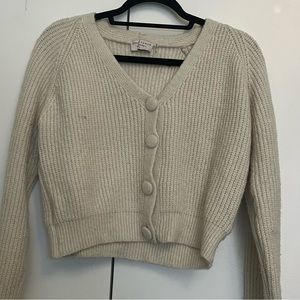 Dress forum cream cardigan
